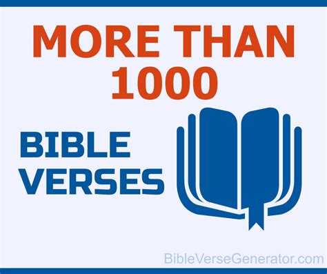 Bible Verses: Bible Verse Generator.